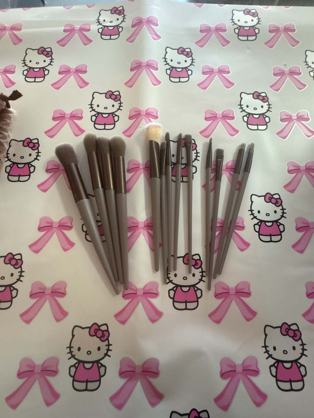 Makeup Brush Set with Storage Pouch